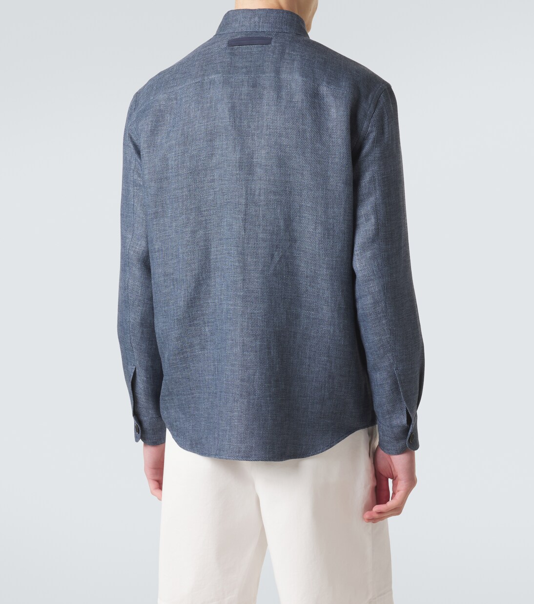 Cashmere, linen and silk overshirt | Zegna