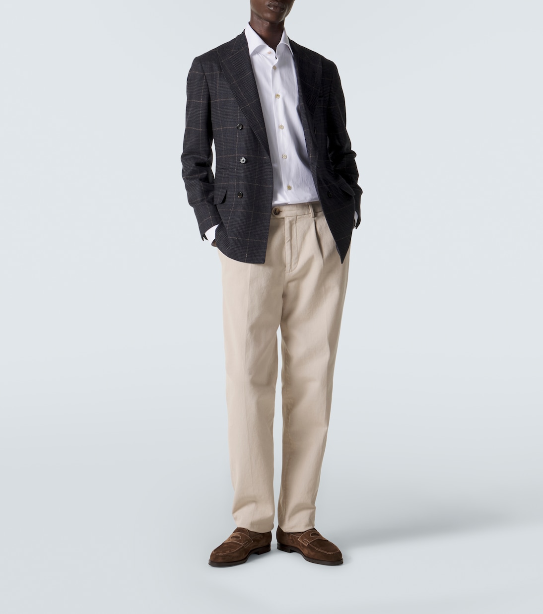 Cotton poplin shirt | Kiton