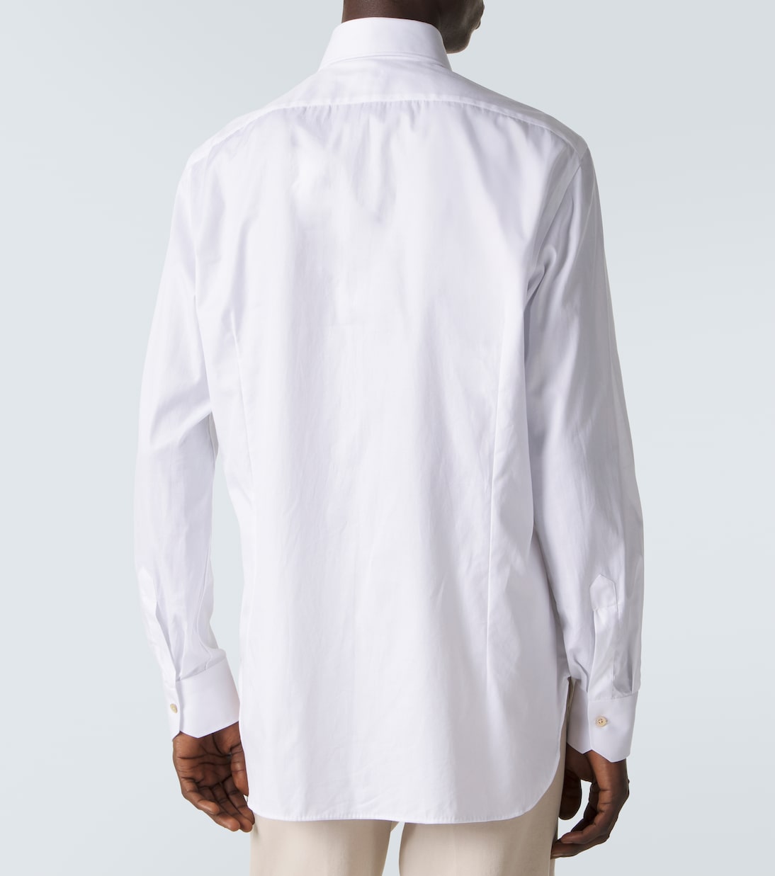 Cotton poplin shirt | Kiton