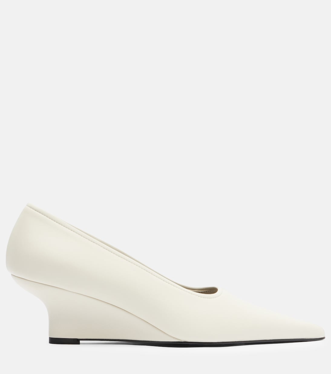 Escarpins compensés Sharp en cuir | Toteme