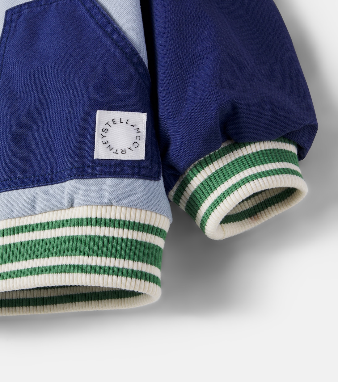 Collegejacke aus Baumwoll-Canvas | Stella McCartney Kids
