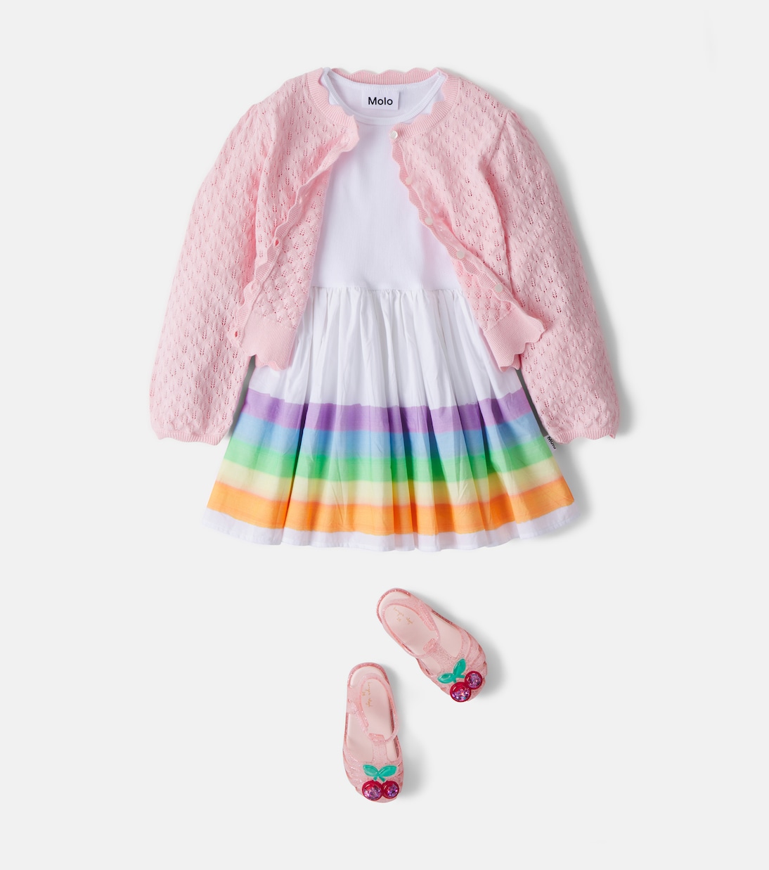 Robe Cissa imprimée en coton mélangé | Molo