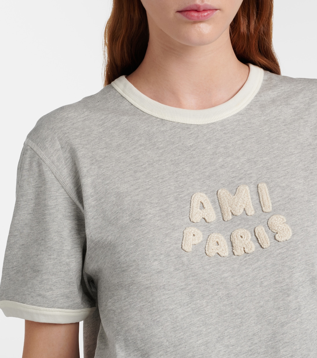 Logo cotton jersey T-shirt | Ami Paris