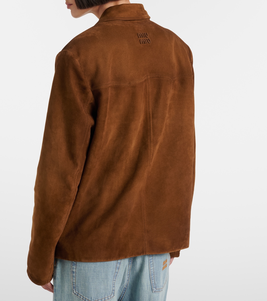 Jacke aus Veloursleder | Miu Miu