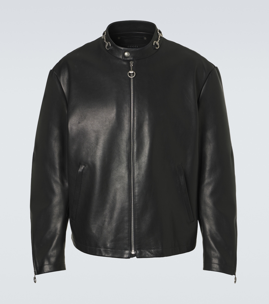 Horsebit leather jacket | Gucci
