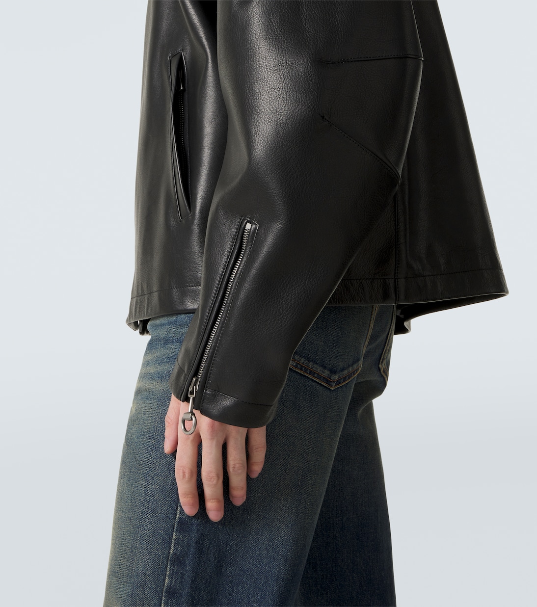Horsebit leather jacket | Gucci