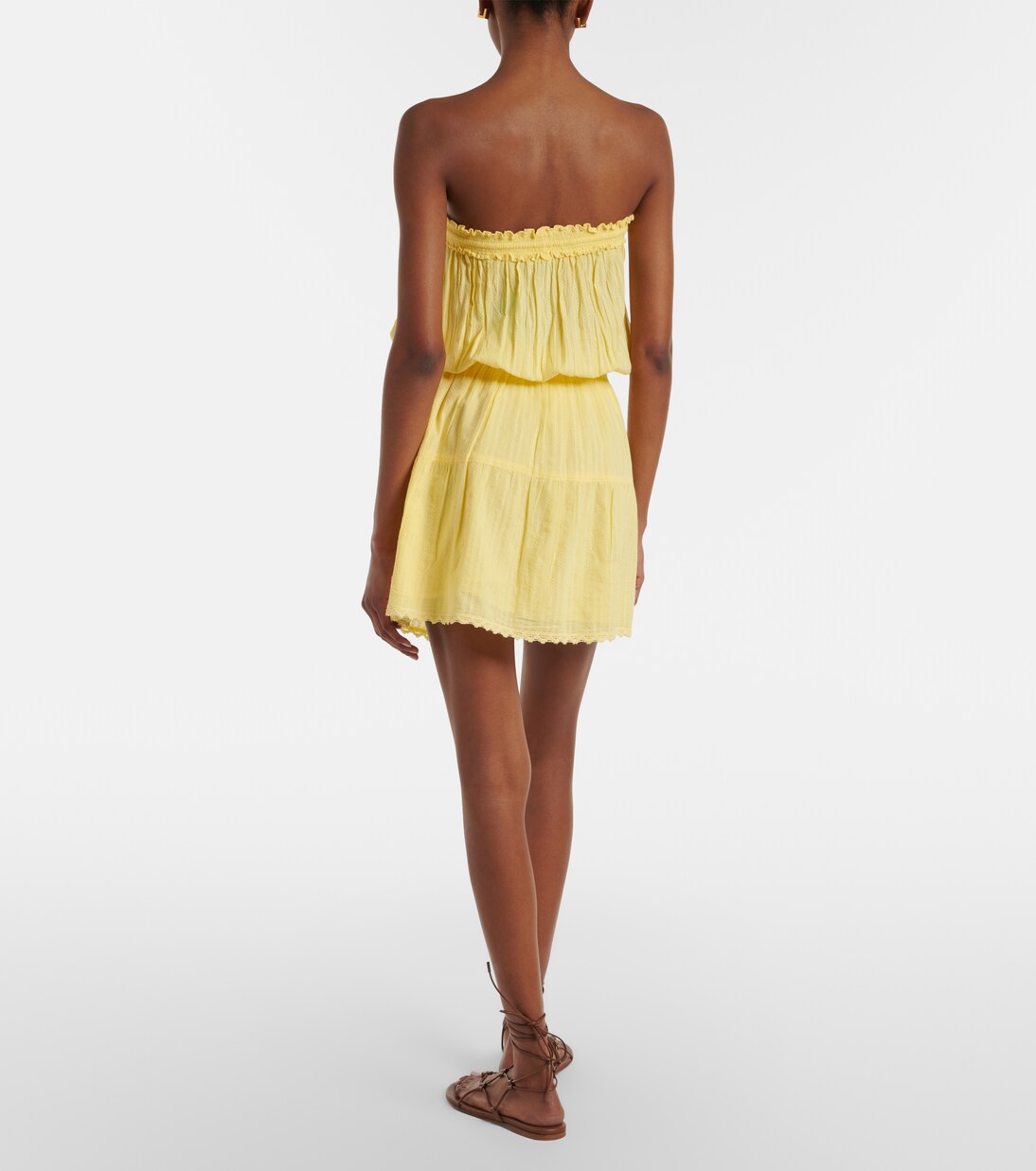 Besticktes Minikleid Colette aus Baumwolle | Melissa Odabash