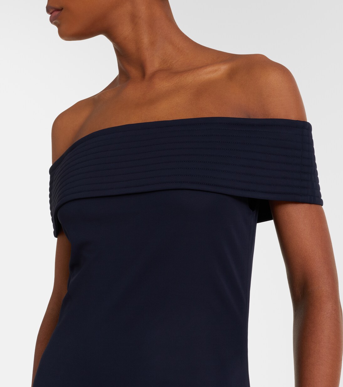 Off-Shoulder-Maxikleid aus Jersey | Alaïa