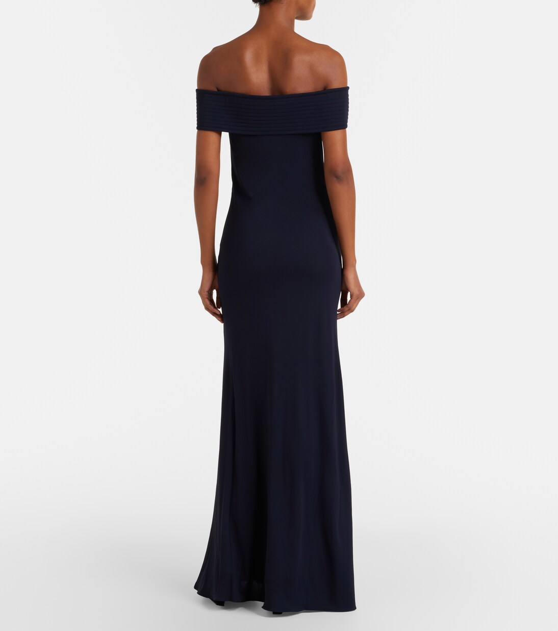 Off-Shoulder-Maxikleid aus Jersey | Alaïa