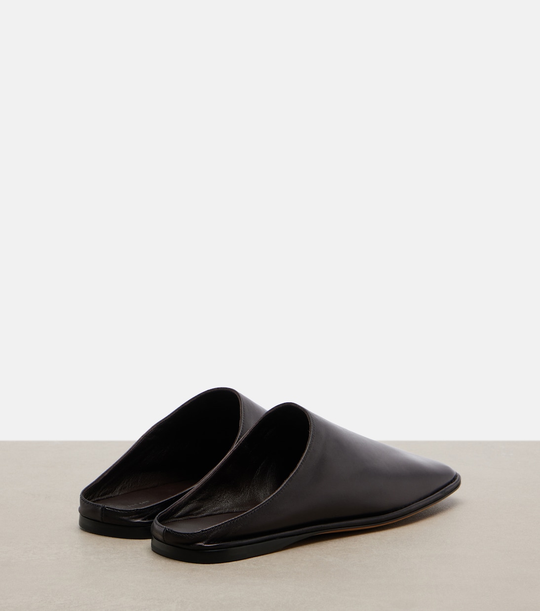 Piper leather mules | The Row
