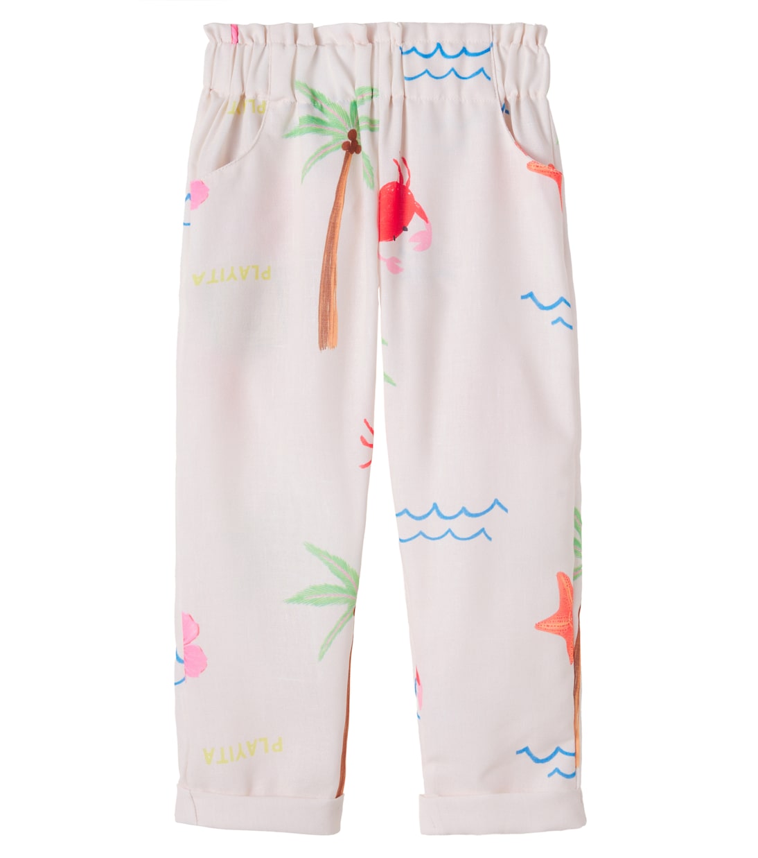 Printed cotton pants | Pepita&Me