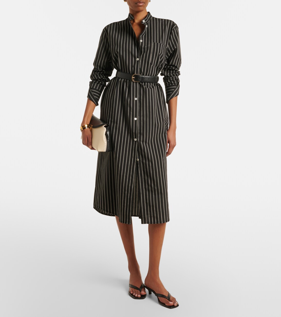 Striped shirt dress | Toteme