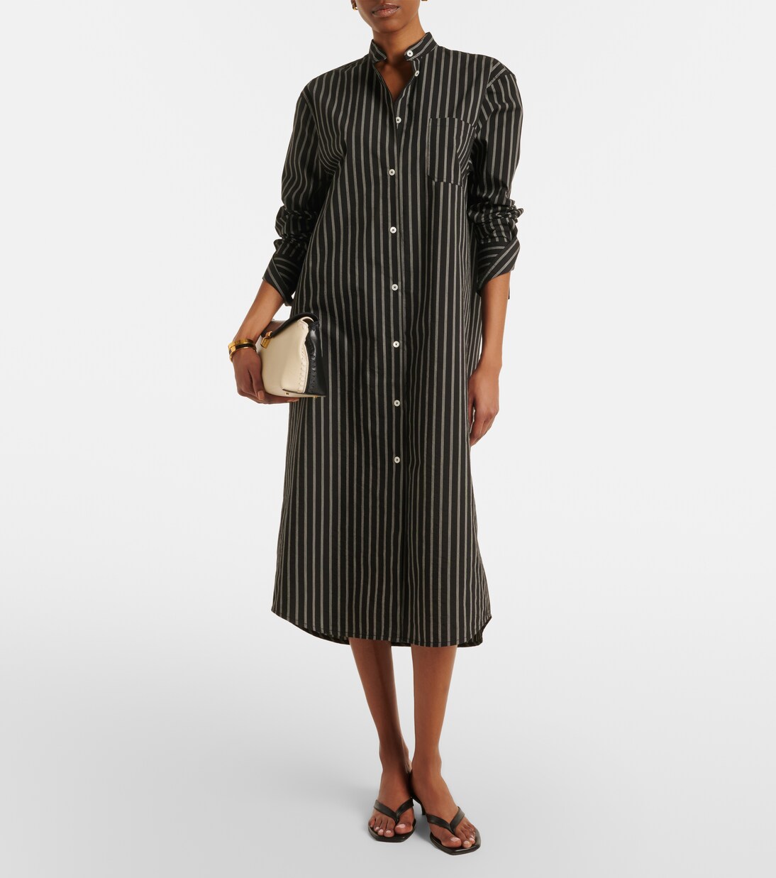 Striped shirt dress | Toteme