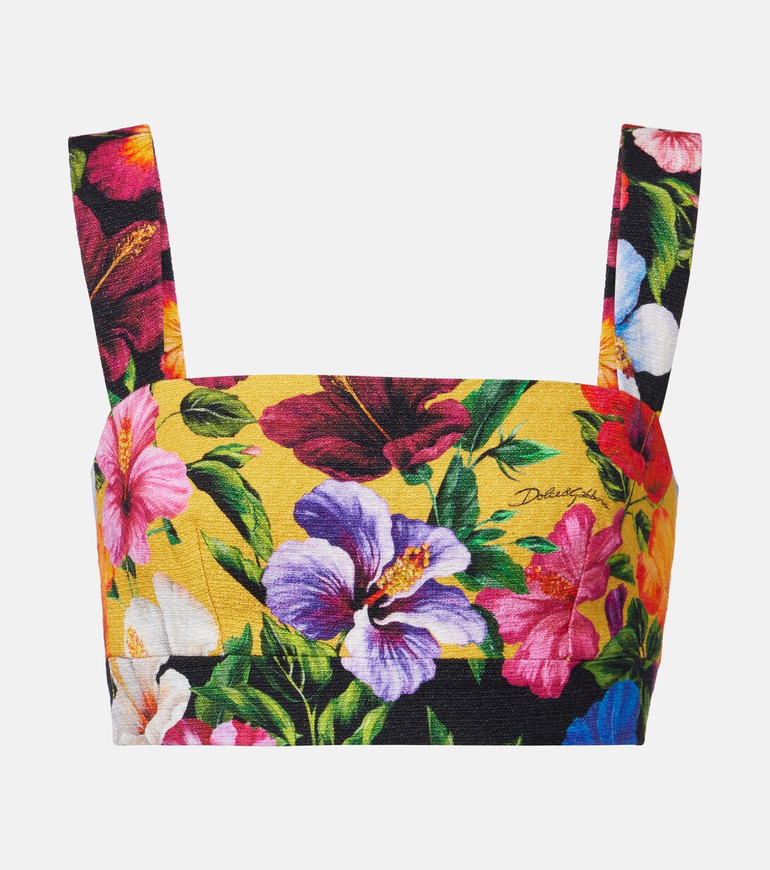 Floral crop top | Dolce&Gabbana