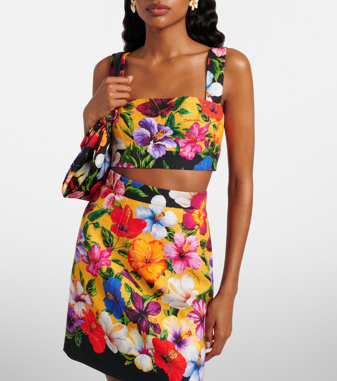 Floral crop top | Dolce&Gabbana