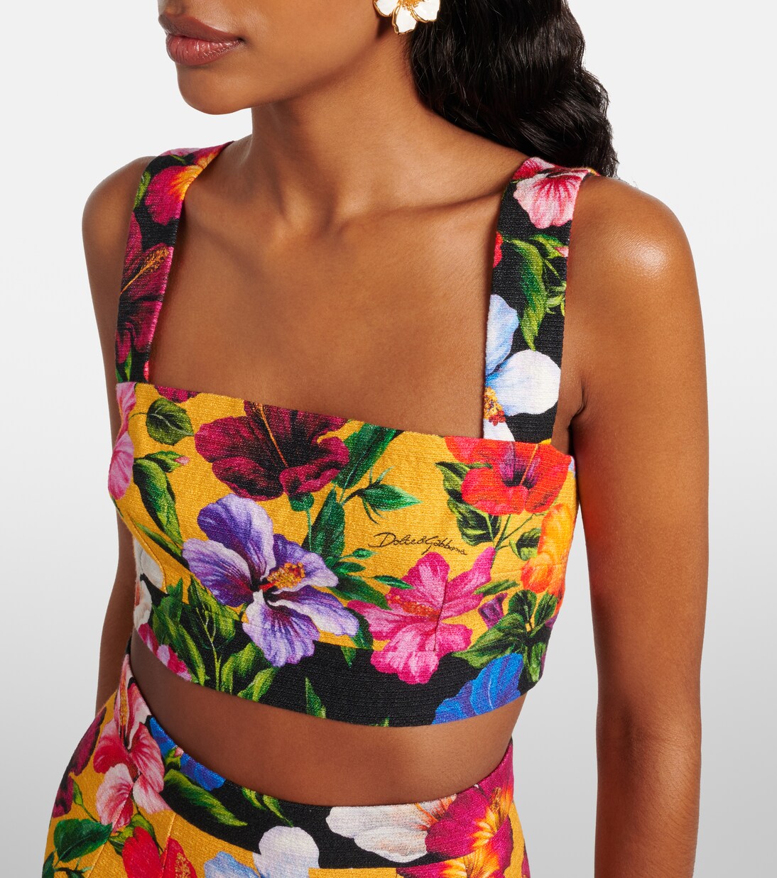 Floral crop top | Dolce&Gabbana