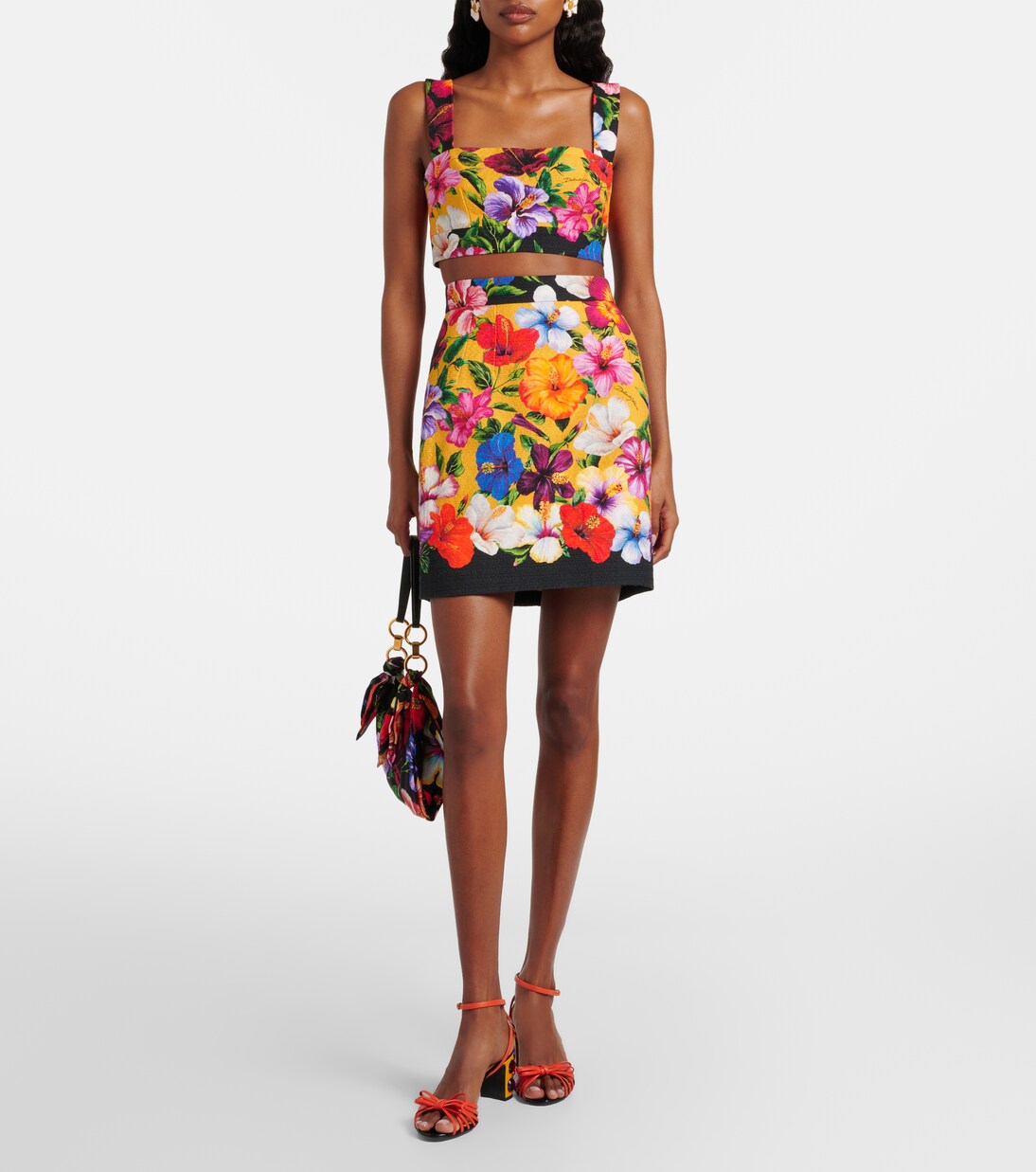 Floral crop top | Dolce&Gabbana