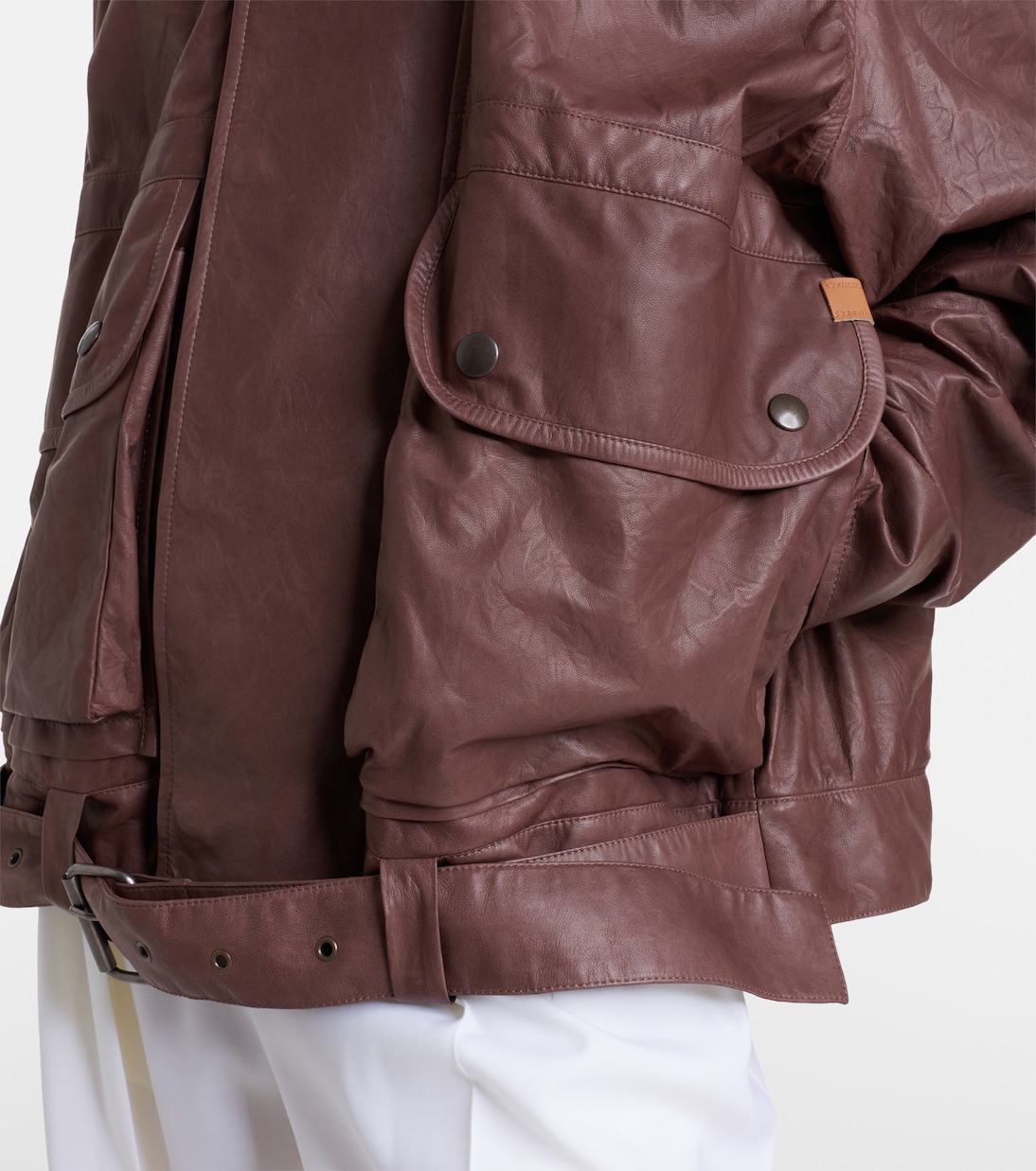 Isa leather jacket | Calvin Klein Collection