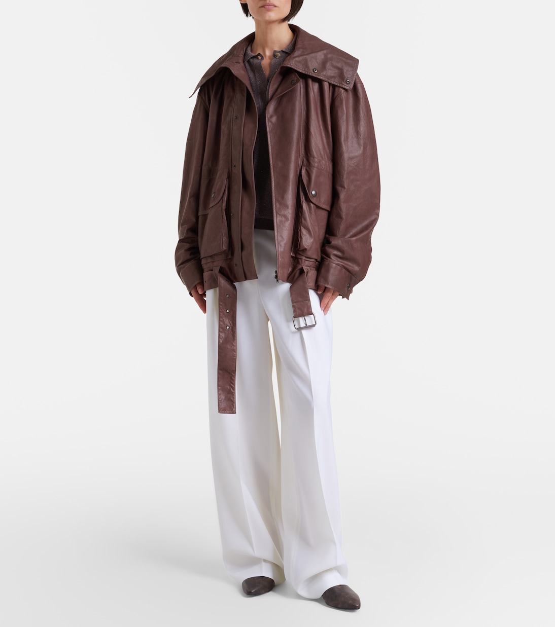 Isa leather jacket | Calvin Klein Collection