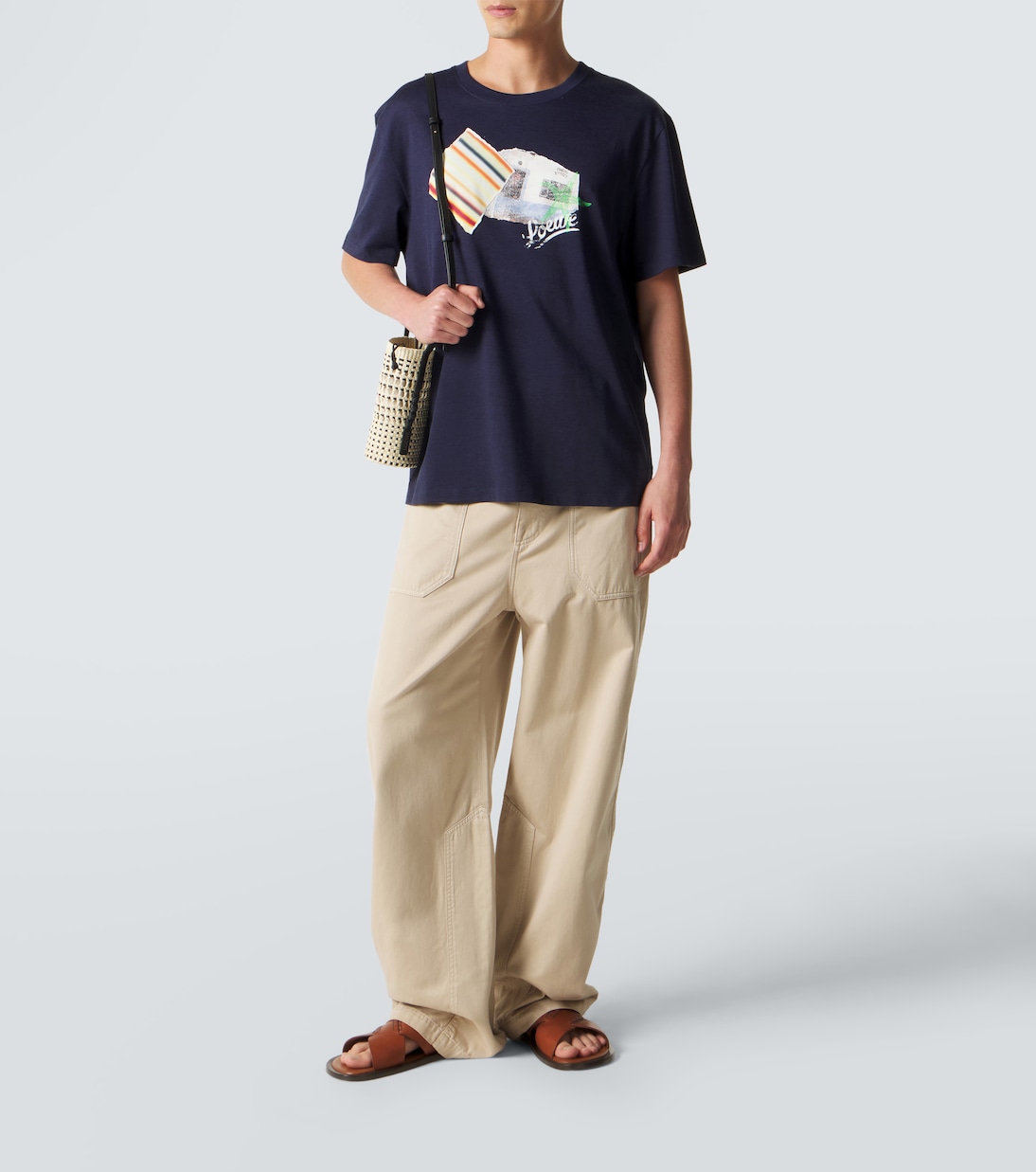 Paula's Ibiza cotton-blend T-shirt  | Loewe