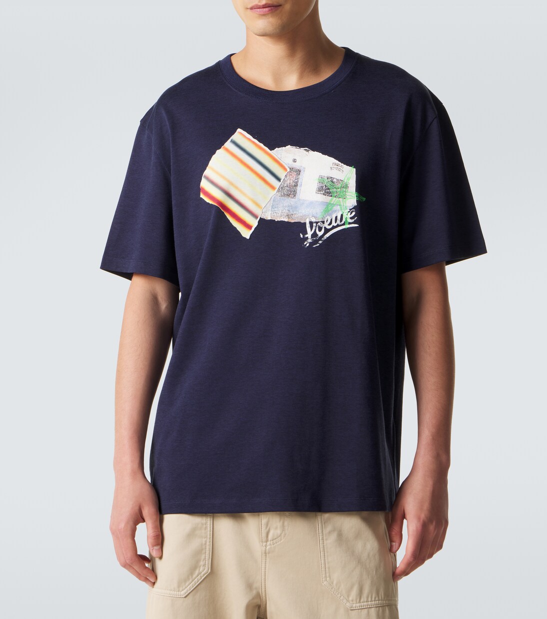 Paula's Ibiza cotton-blend T-shirt  | Loewe