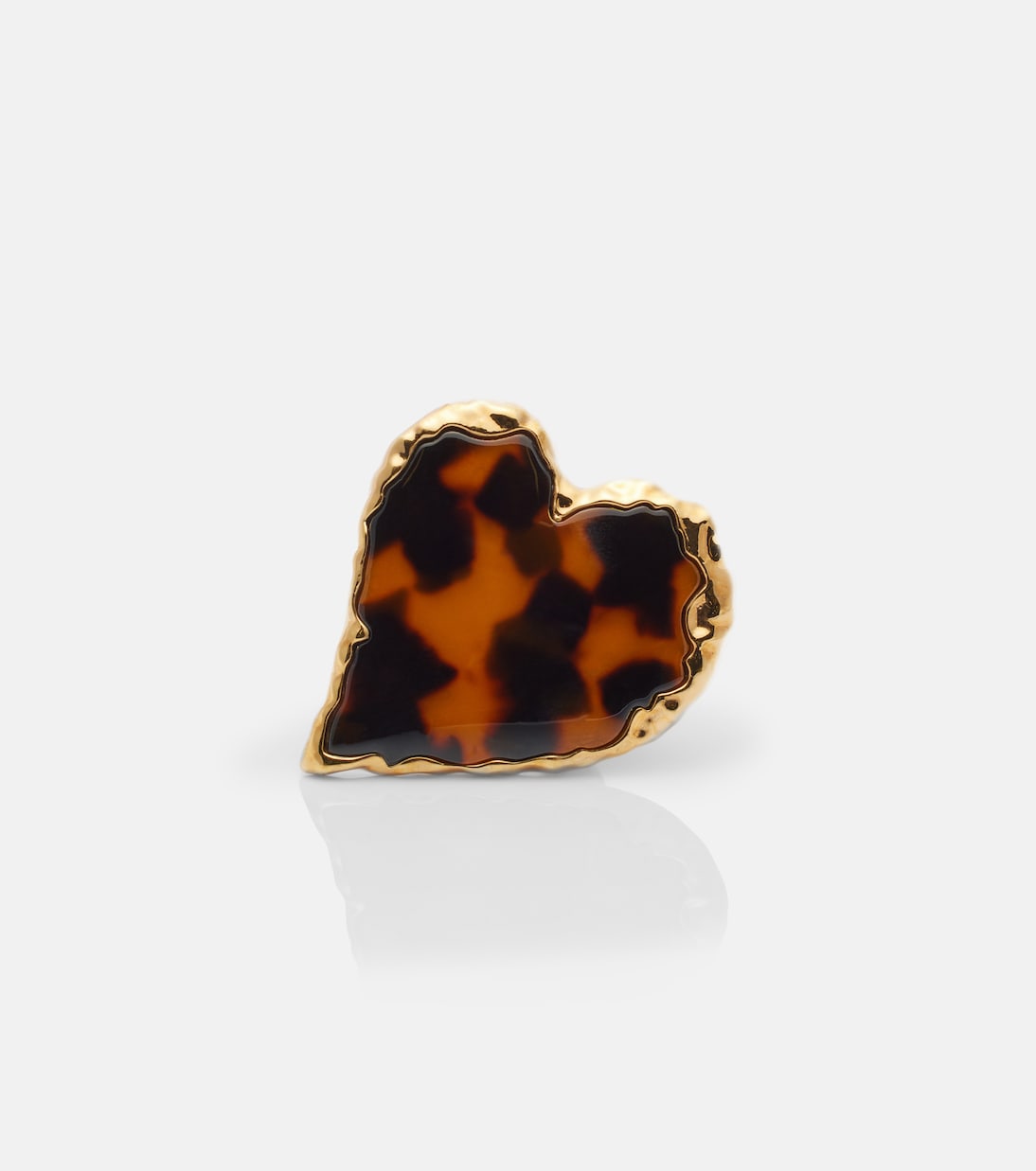 Heart embellished ring | Oscar de la Renta