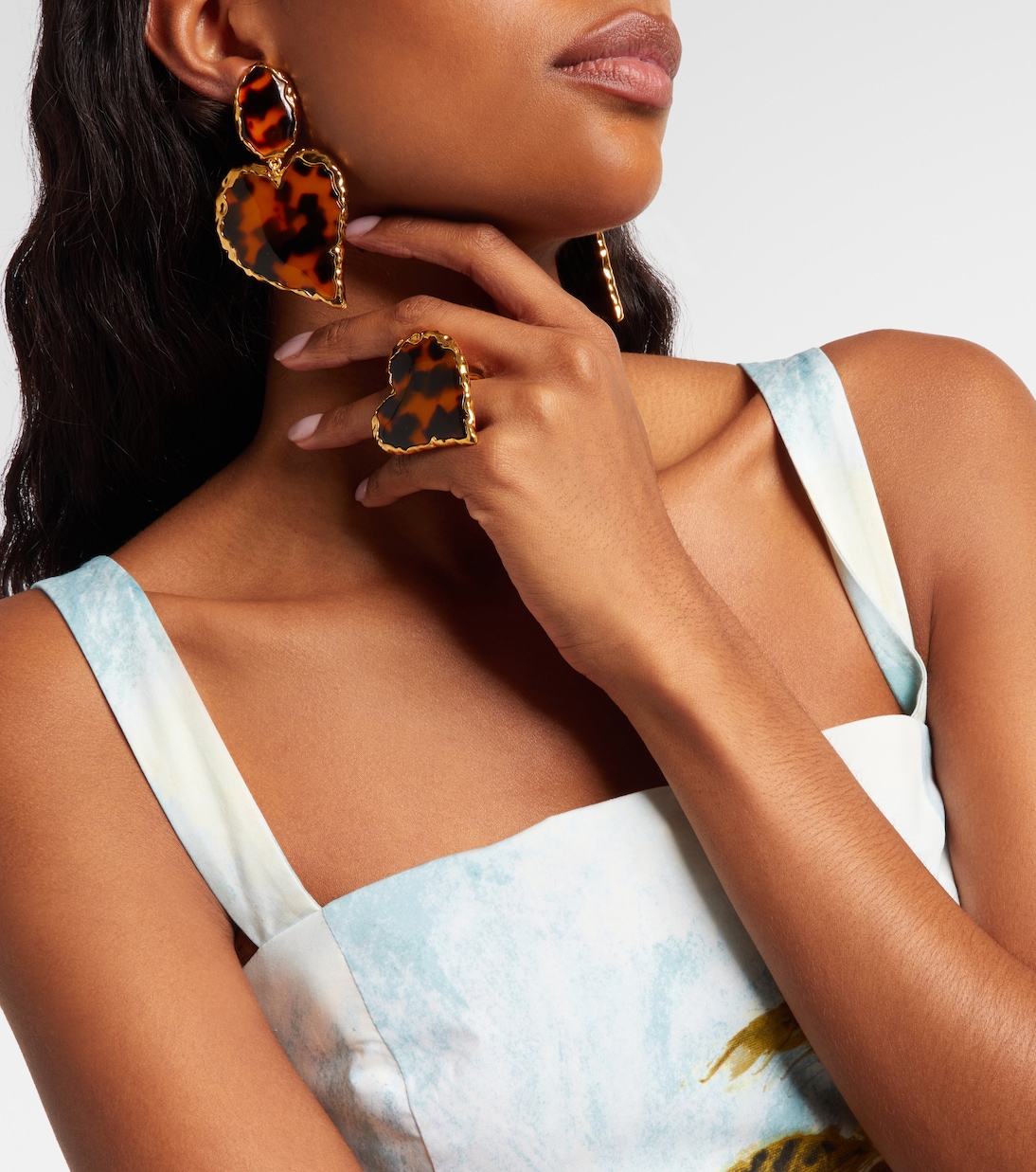 Heart embellished ring | Oscar de la Renta