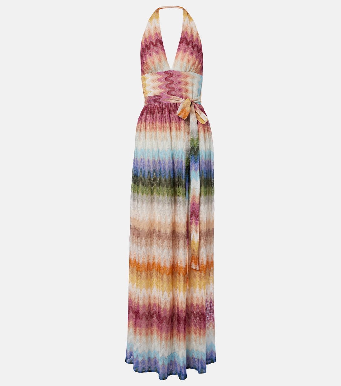 Halterneck maxi dress | Missoni