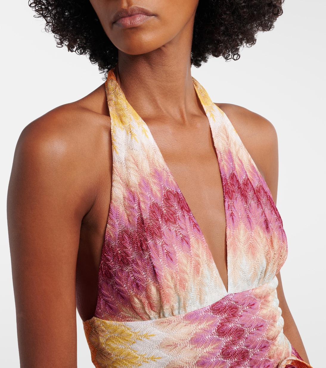 Halterneck maxi dress | Missoni