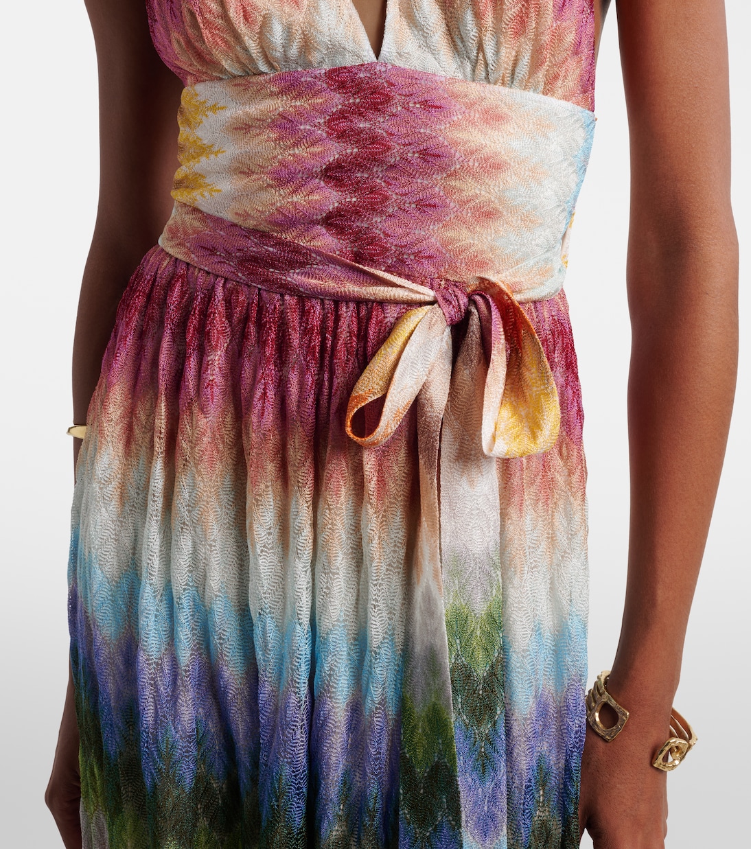 Halterneck maxi dress | Missoni