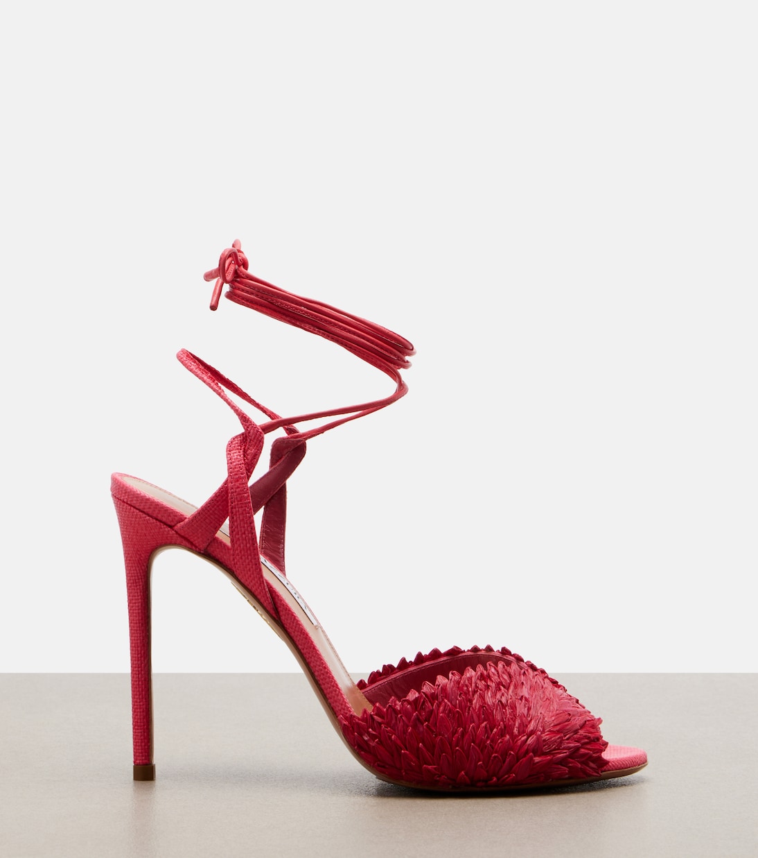 Rio Flirt raffia sandals | Aquazzura