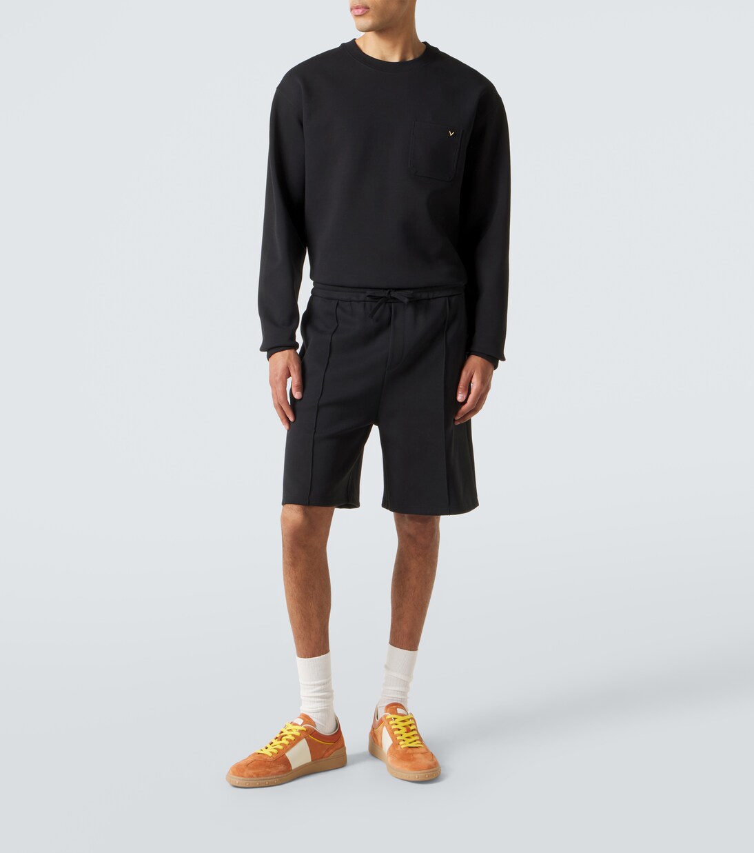 VGold cotton-blend jersey sweatshirt | Valentino