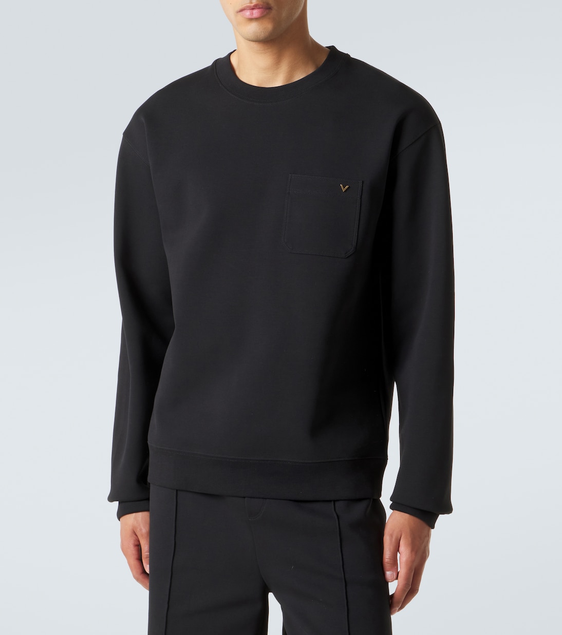 VGold cotton-blend jersey sweatshirt | Valentino