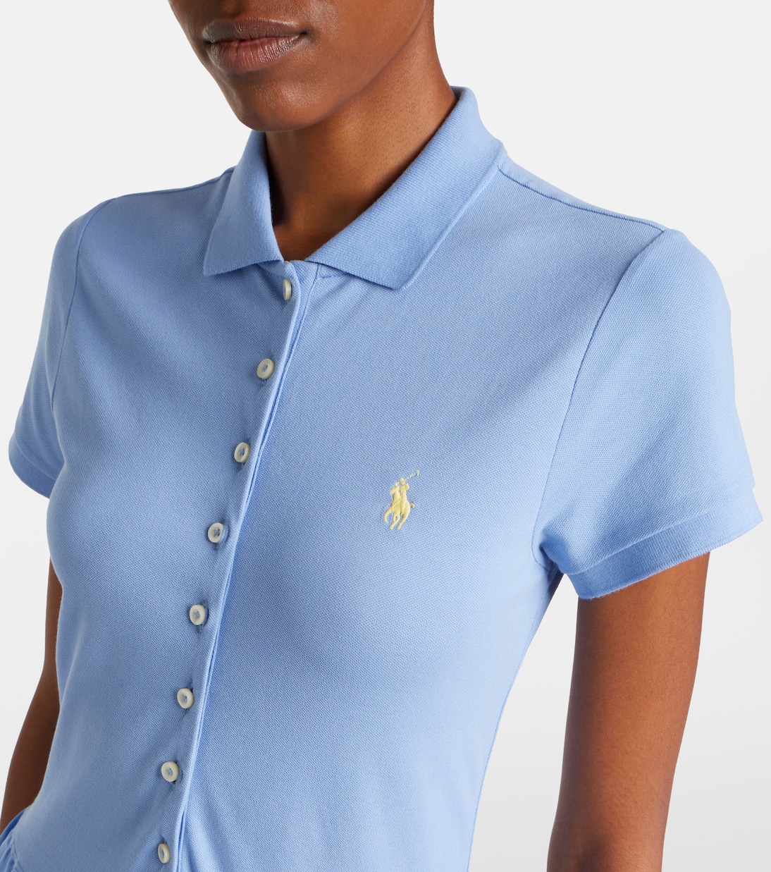 Cotton-blend shirt dress | Polo Ralph Lauren