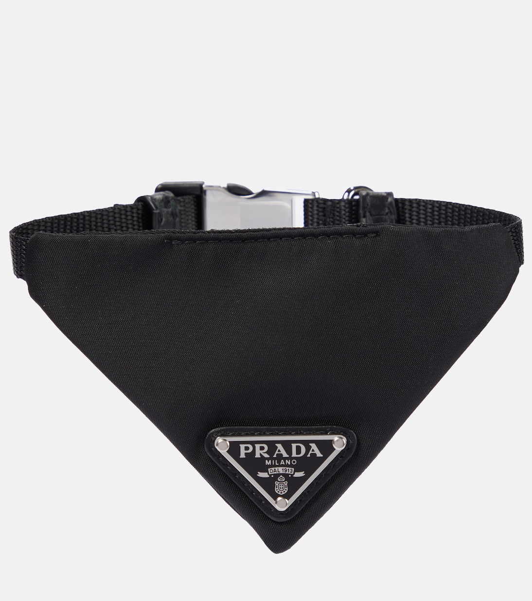 Collier pour chien en Re-Nylon à logo | Prada