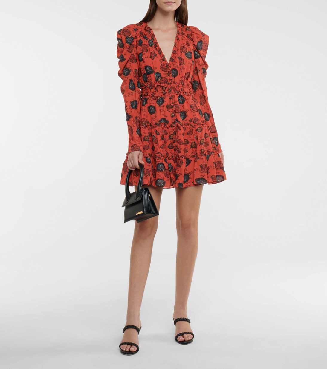 Mini-robe Windsor en coton mélangé à fleurs | Ulla Johnson