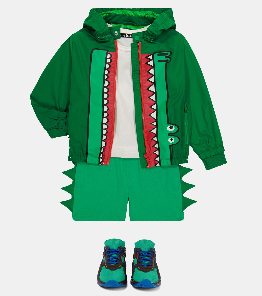 Hooded windbreaker jacket | Stella McCartney Kids