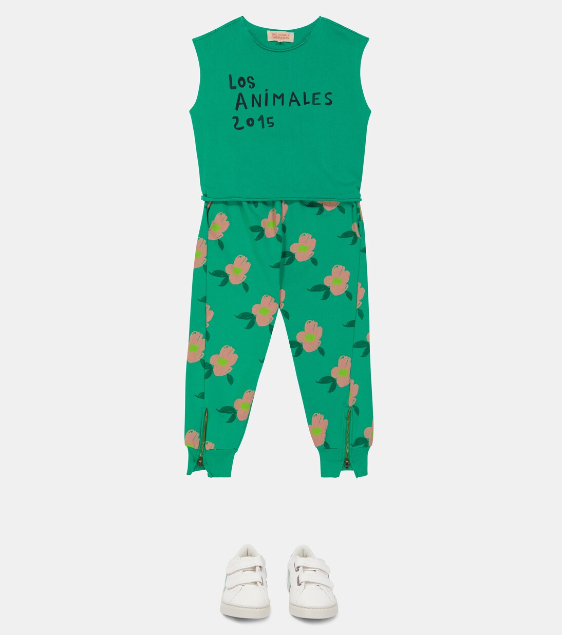 Panther printed cotton sweatpants | The Animals Observatory