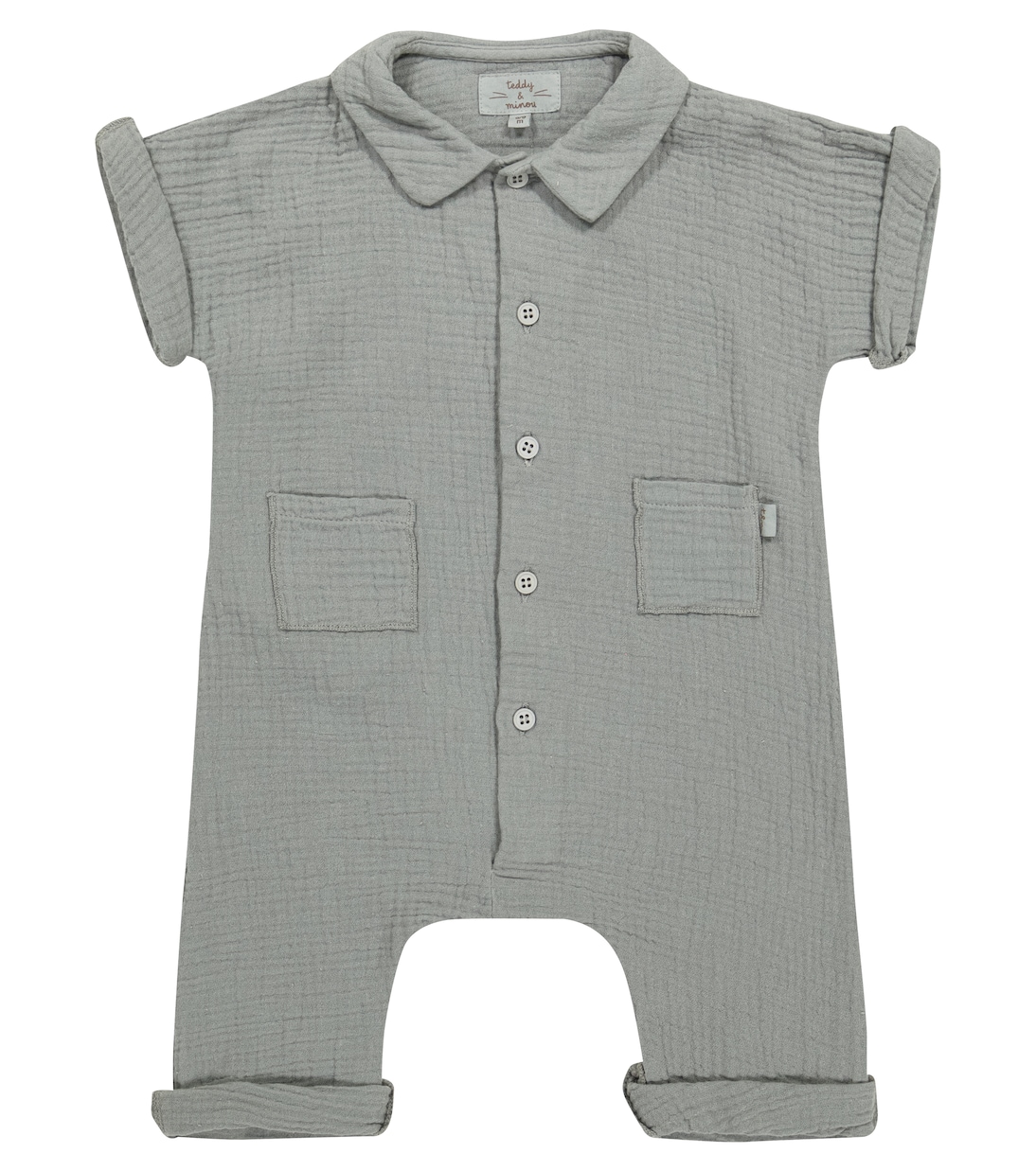 Bebé - pelele de algodón seersucker | Il Gufo