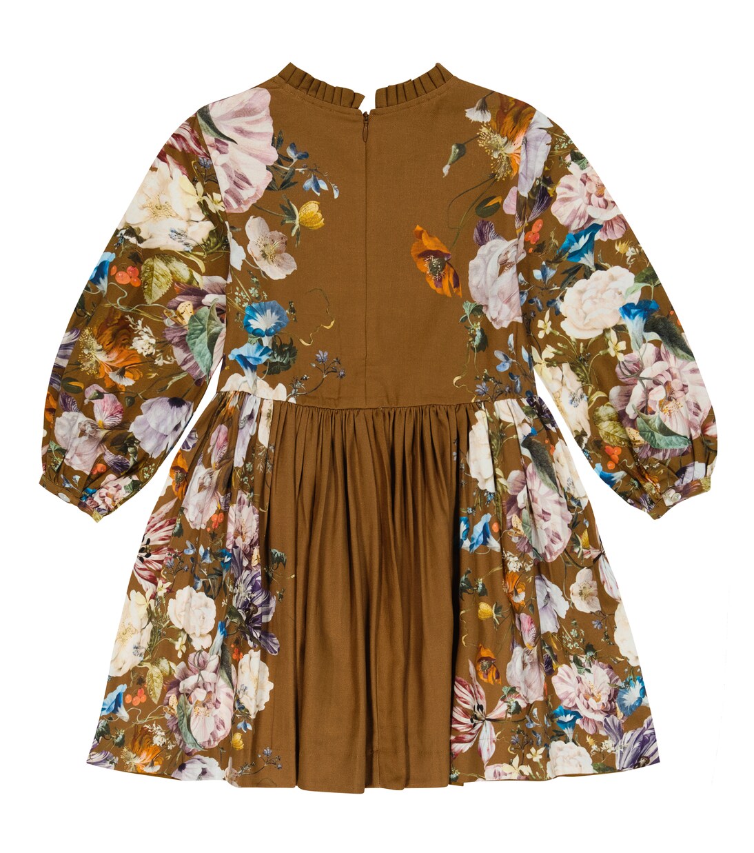 Como floral cotton poplin dress | Molo