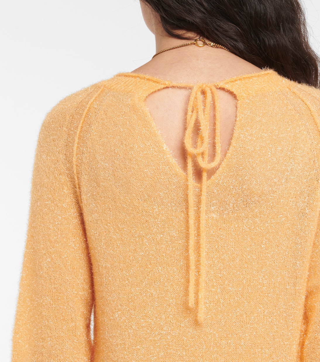 Maxikleid aus Metallic-Strick | Acne Studios