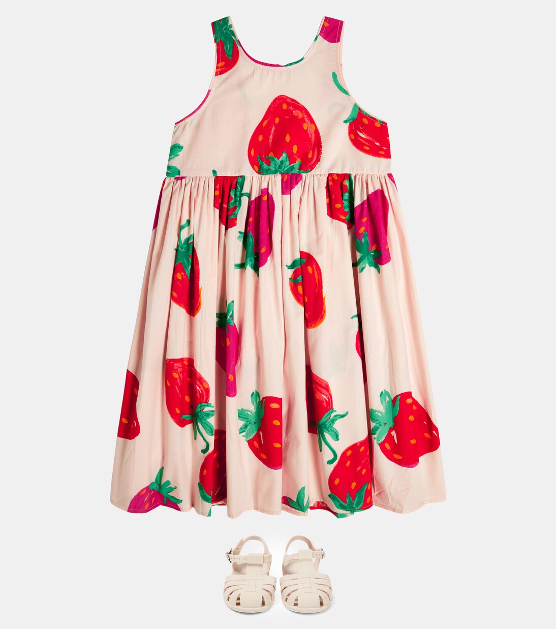Clover printed cotton dress | Molo