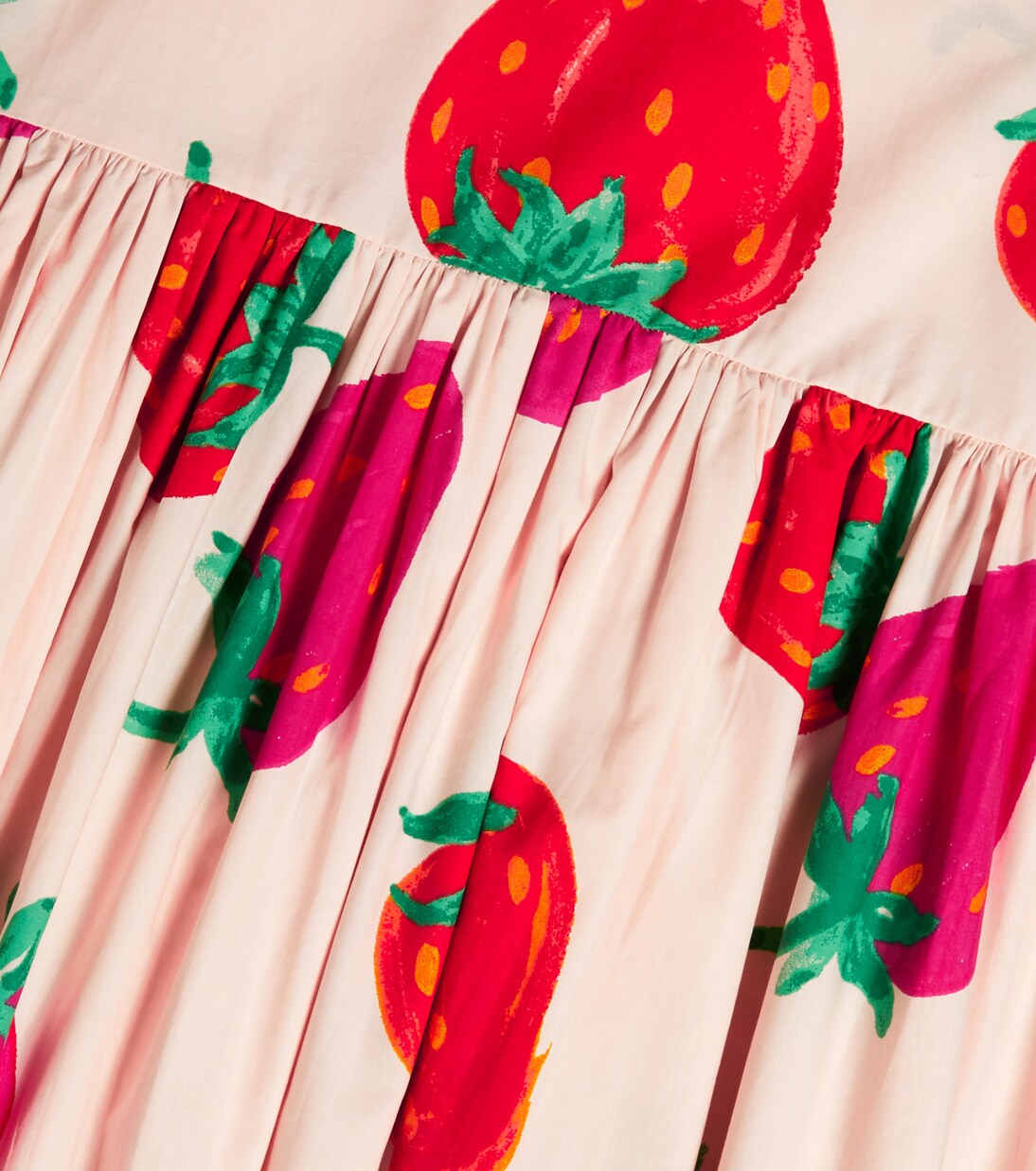 Clover printed cotton dress | Molo