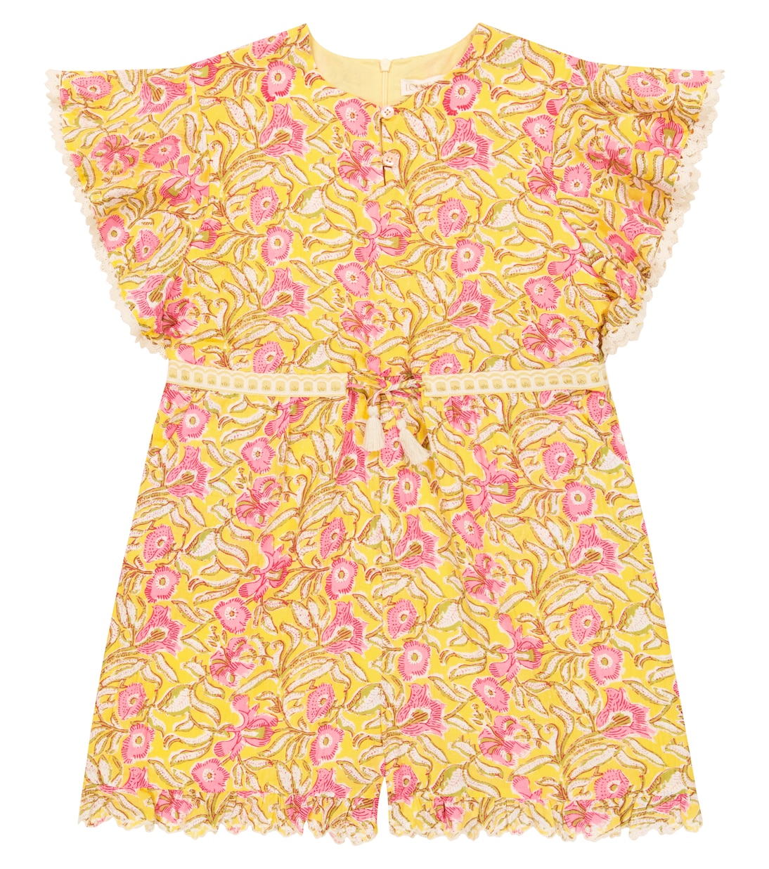 Mayalia floral cotton playsuit | Louise Misha