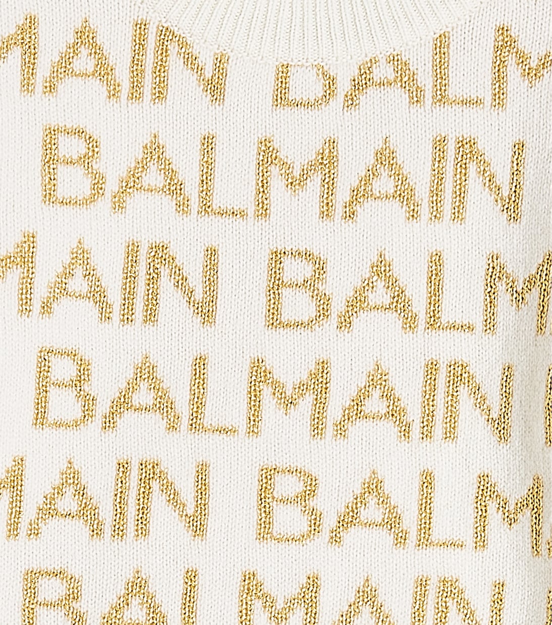 Logo intarsia wool-blend sweater | Balmain Kids