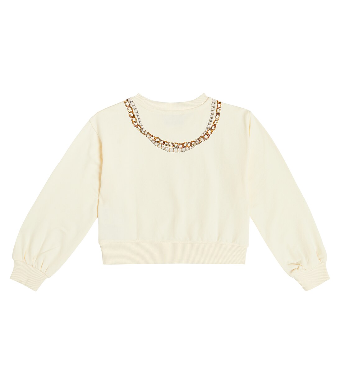 Logo cotton-blend sweatshirt | Moschino Kids