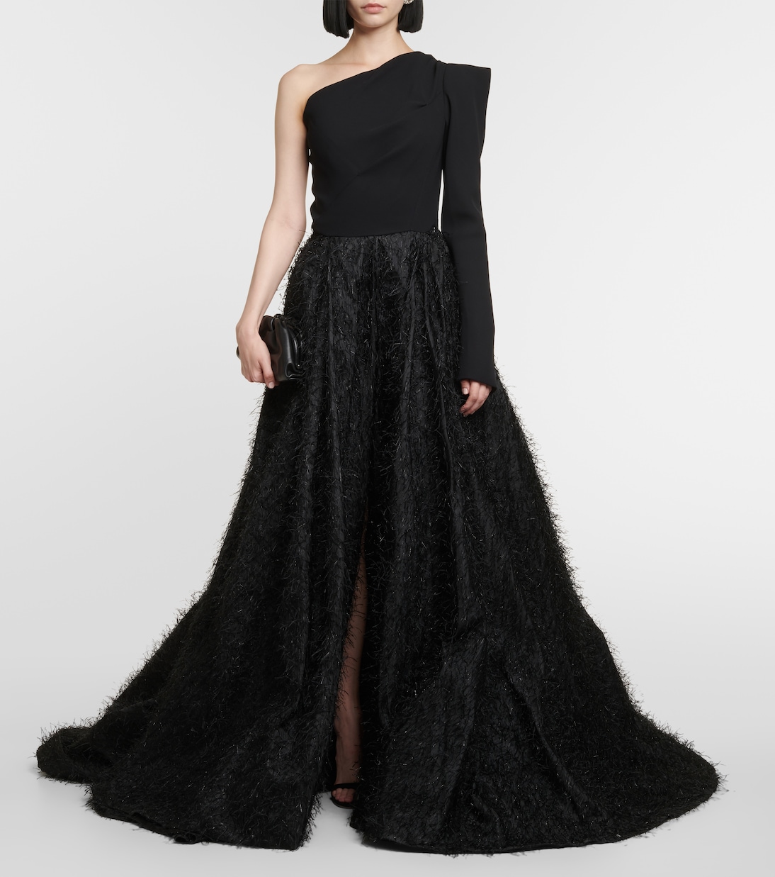 Robe longue Audacity asymétrique | Maticevski