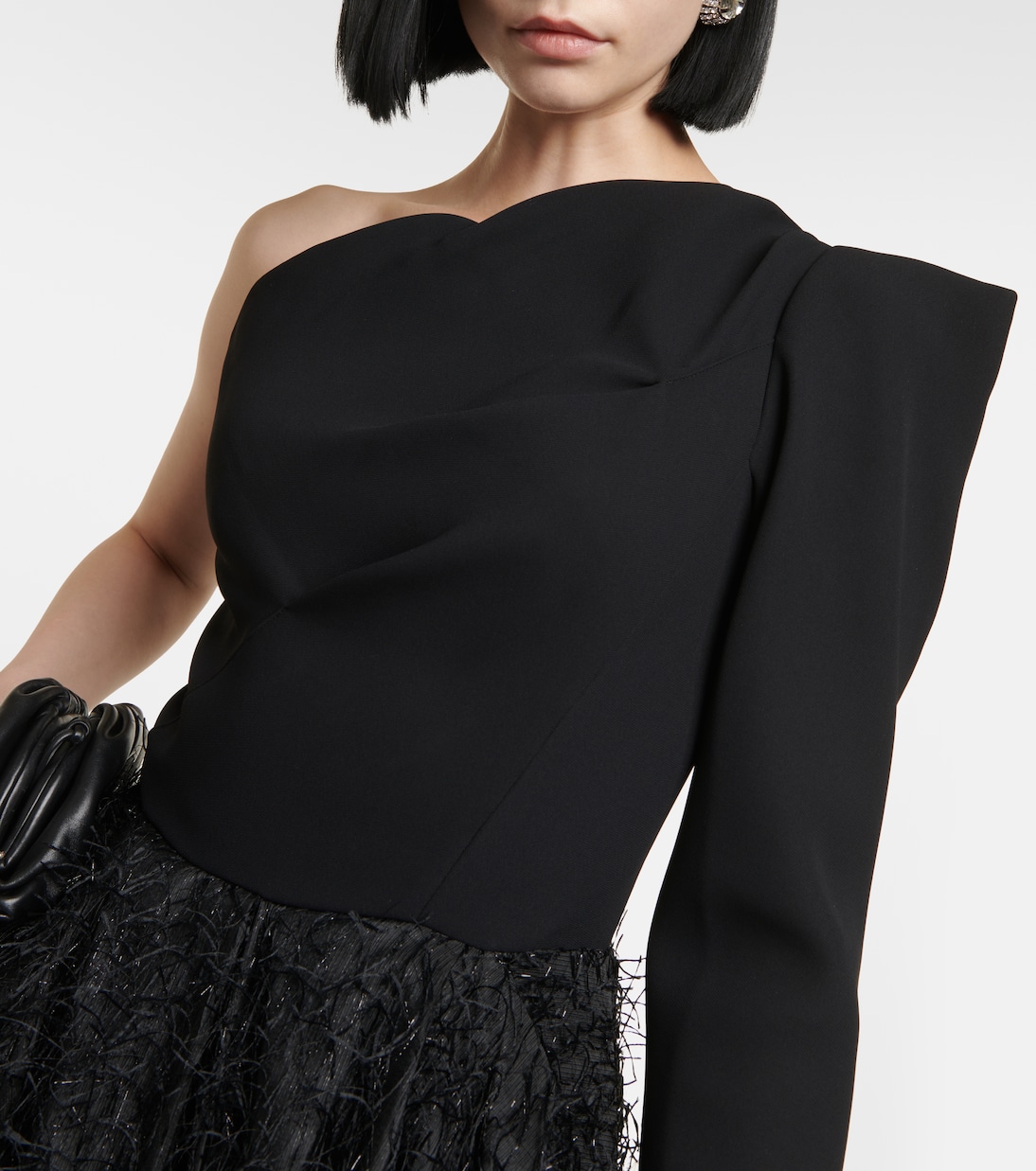 Robe longue Audacity asymétrique | Maticevski