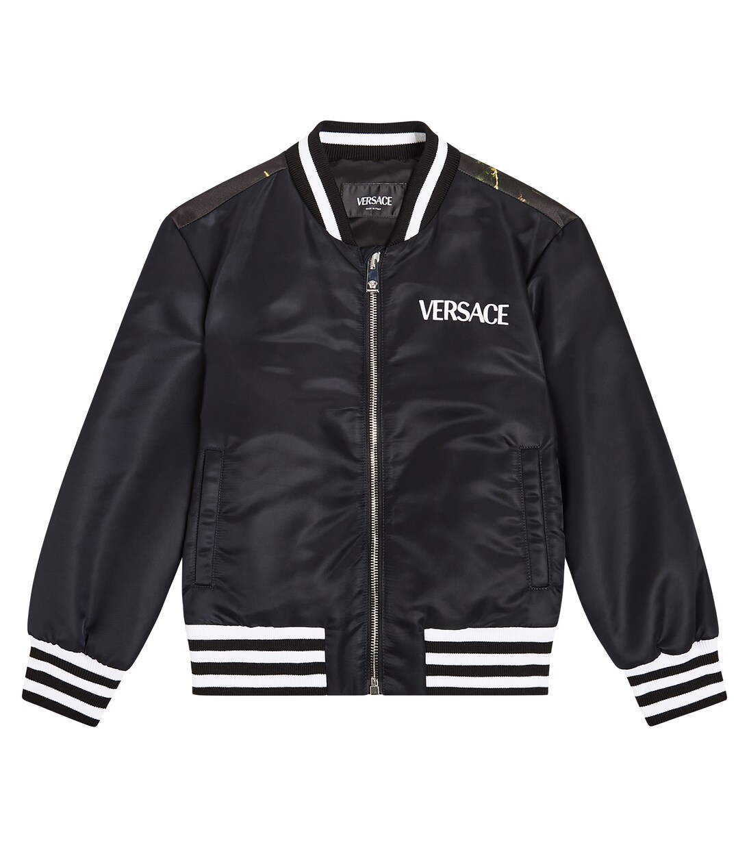 Printed bomber jacket | Versace Kids