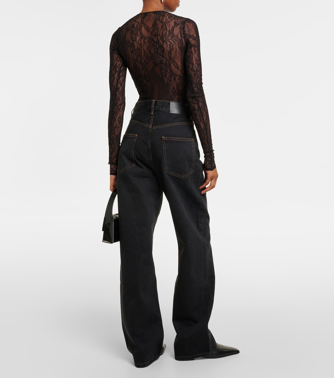 Floral lace bodysuit | Wardrobe.NYC